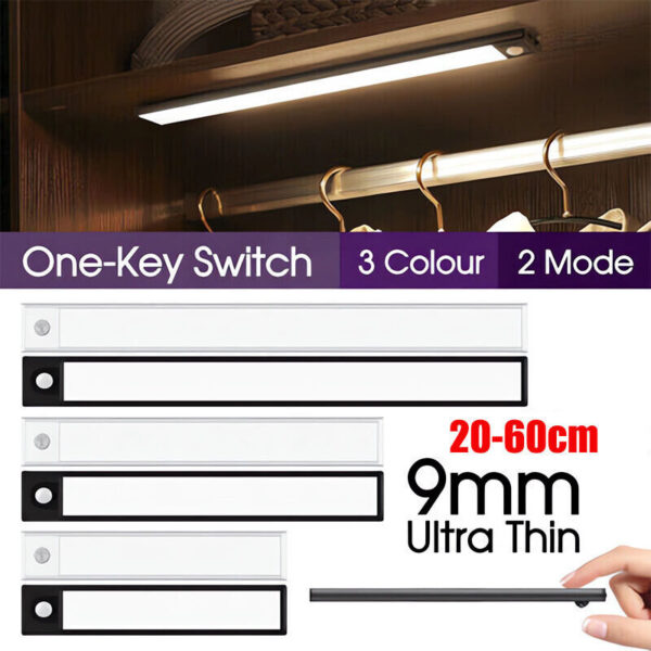 630f3b35-e554-4960-9e71-826d0c28877b.jpg Dimmable LED Motion Sensor Under Closet Light Rechargeable Magnetic Cabinet Lamp