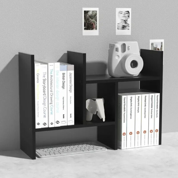 90d3b935250d3388cf6fb00526a4c04d.jpg Adjustable Wood Bookshelf: Classic Desk Organizer & Storage Rack