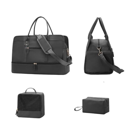 S13c3e6a90c594779bfa4049ba2b0f710x_386b99b4-321b-4ab5-9a39-c7104b3eb721.jpg Luggage Travel Bag with Clothes and Toiletry Bag (Black)
