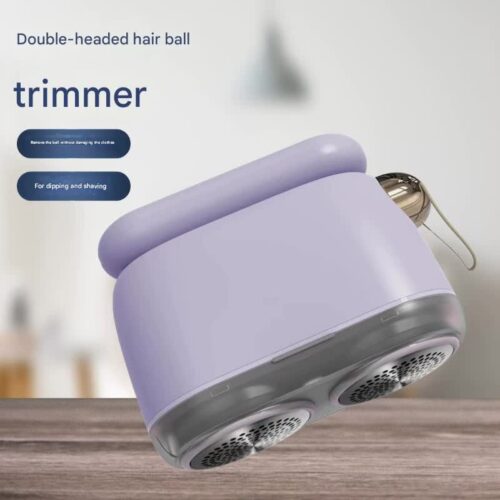 V888-ELOSUNG25896-202505151733-00.jpg Compact Electric Lint Remover with LED Display & Dual Head - USB Rechargeable(Purple)