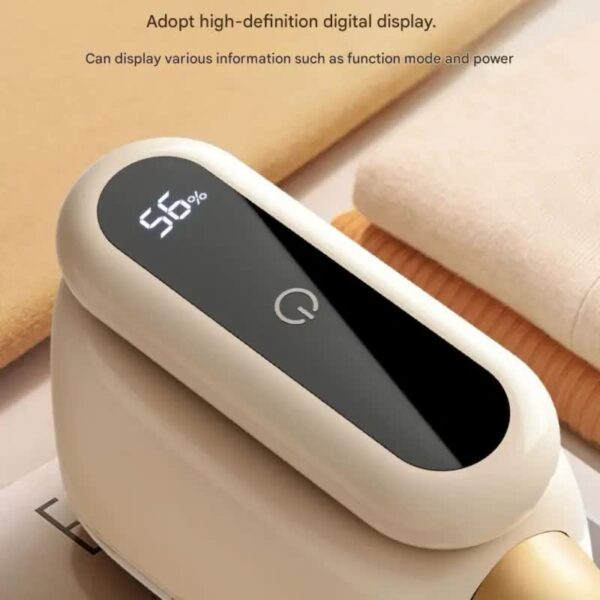 V888-ELOSUNG25896-202505151733-01.jpg Compact Electric Lint Remover with LED Display & Dual Head - USB Rechargeable(Purple)