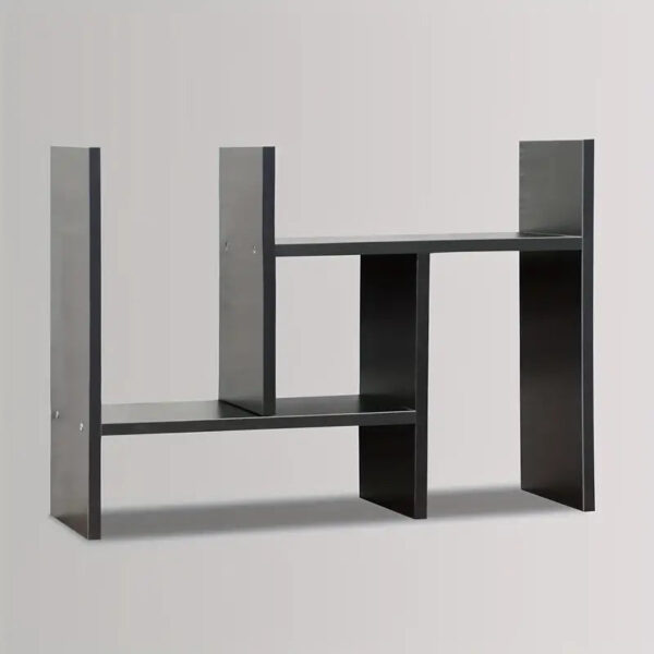 c61d0a11f4f64f43f65b3ec6a5cb8c99.jpg Adjustable Wood Bookshelf: Classic Desk Organizer & Storage Rack