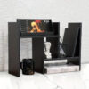 fb5cfa670353ec1ae7450f2287154888.jpg Adjustable Wood Bookshelf: Classic Desk Organizer & Storage Rack